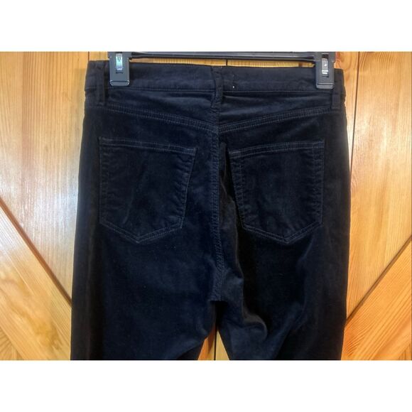 LOFT Black Velvet Modern Skinny Pants - Picture 6 of 8